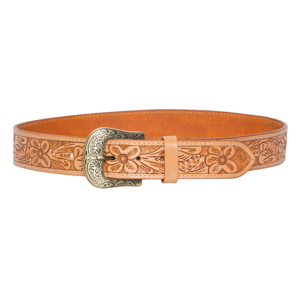 Tooling Leather Belt with Removable Buckle – Belt07