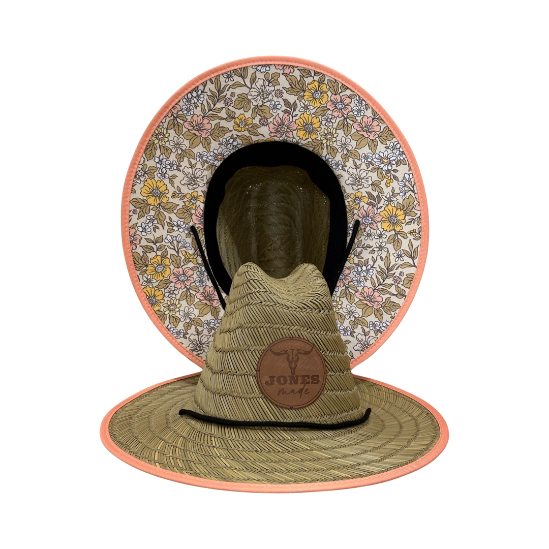 Straw Hat - Liberty Floral