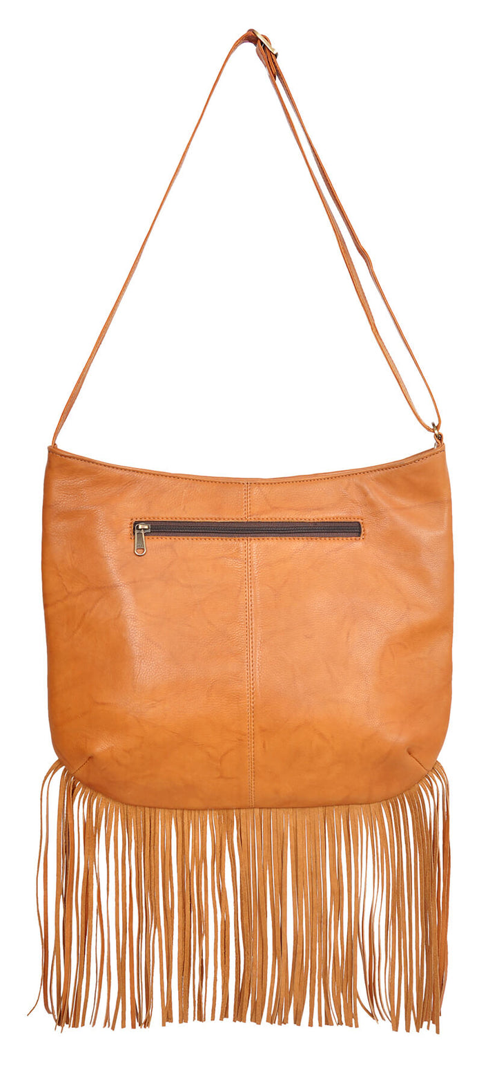 Handcrafted Boho Cowhide and Leather Bag