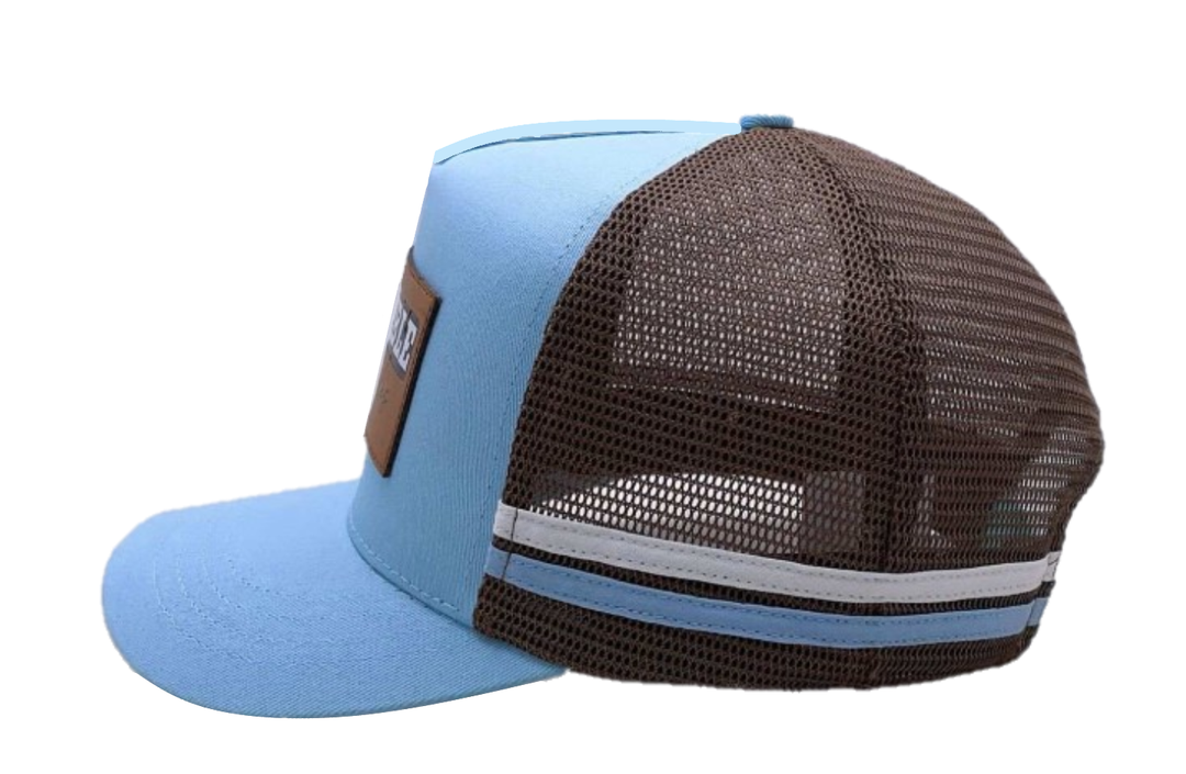 Coonamble High Profile Trucker Cap - Baby Blue