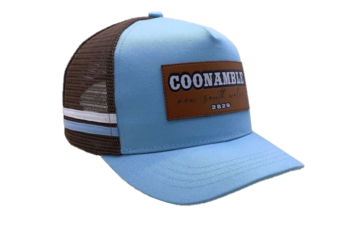 Coonamble High Profile Trucker Cap - Baby Blue