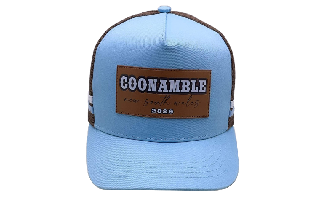 Coonamble High Profile Trucker Cap - Baby Blue